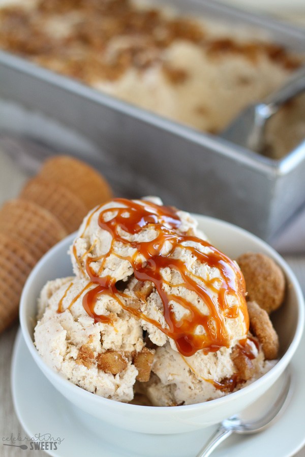 No-churn apple pie ice cream