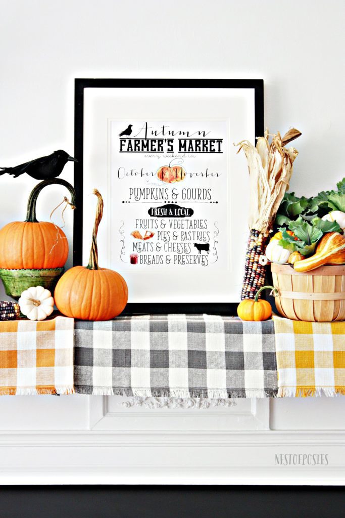 nest of posies free farmers market printable