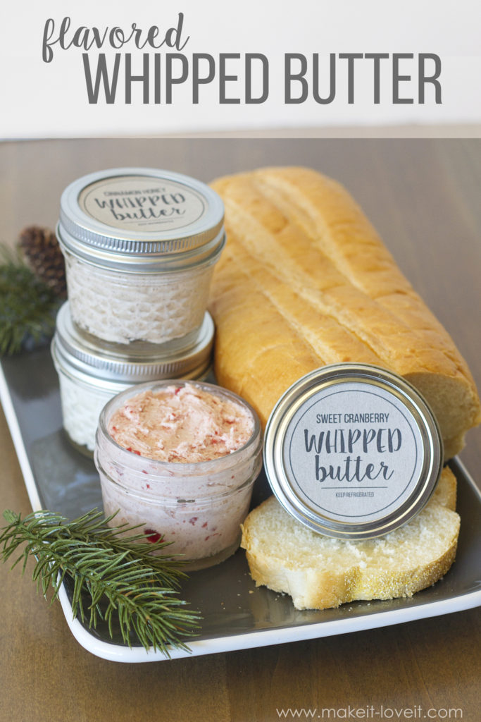 flavored-whipped-butter-hostess-gift