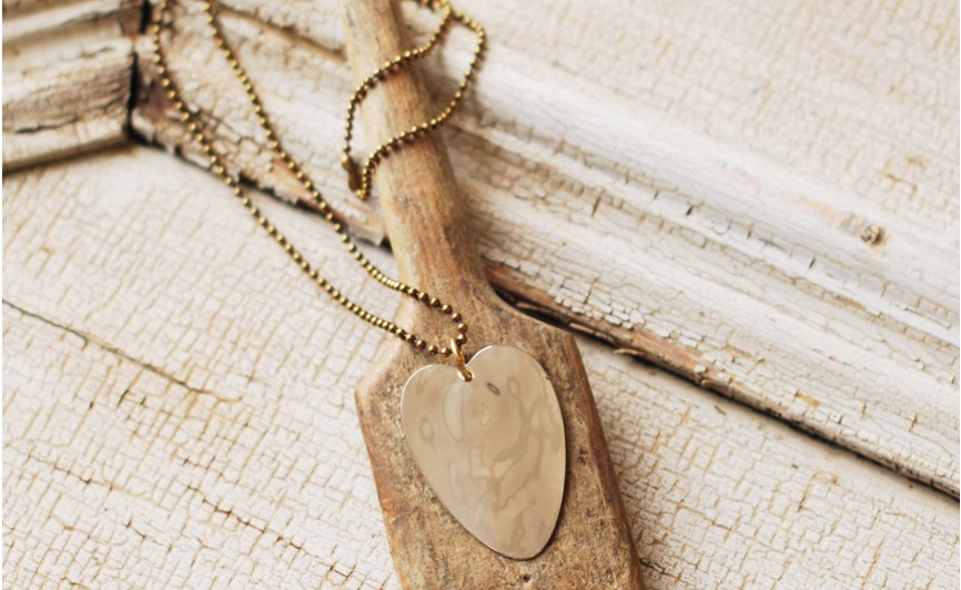 hammered-heart-necklace