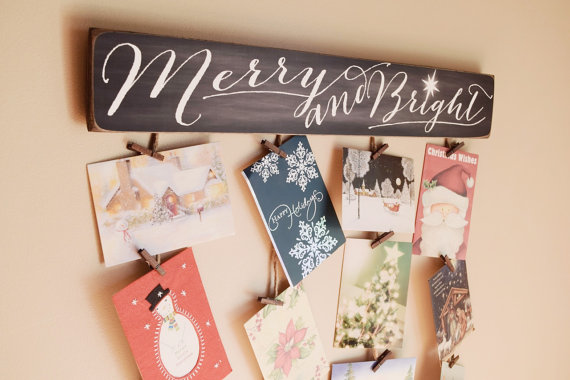 Creative Ways To Display Your Holiday Cards