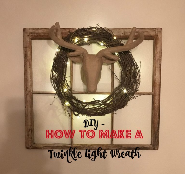 DIY – How To Make A Twinkle Light Wreath