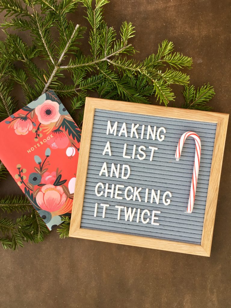 Making A List And Checking It Twice – Getting Organized This Holiday Season