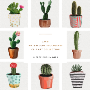 water-color-cactus-printables