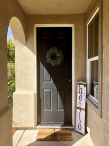 painted-black-front-door