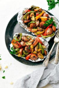 Tin-Foil-Sausage-Veggie-Packs-Italian-Seasoned