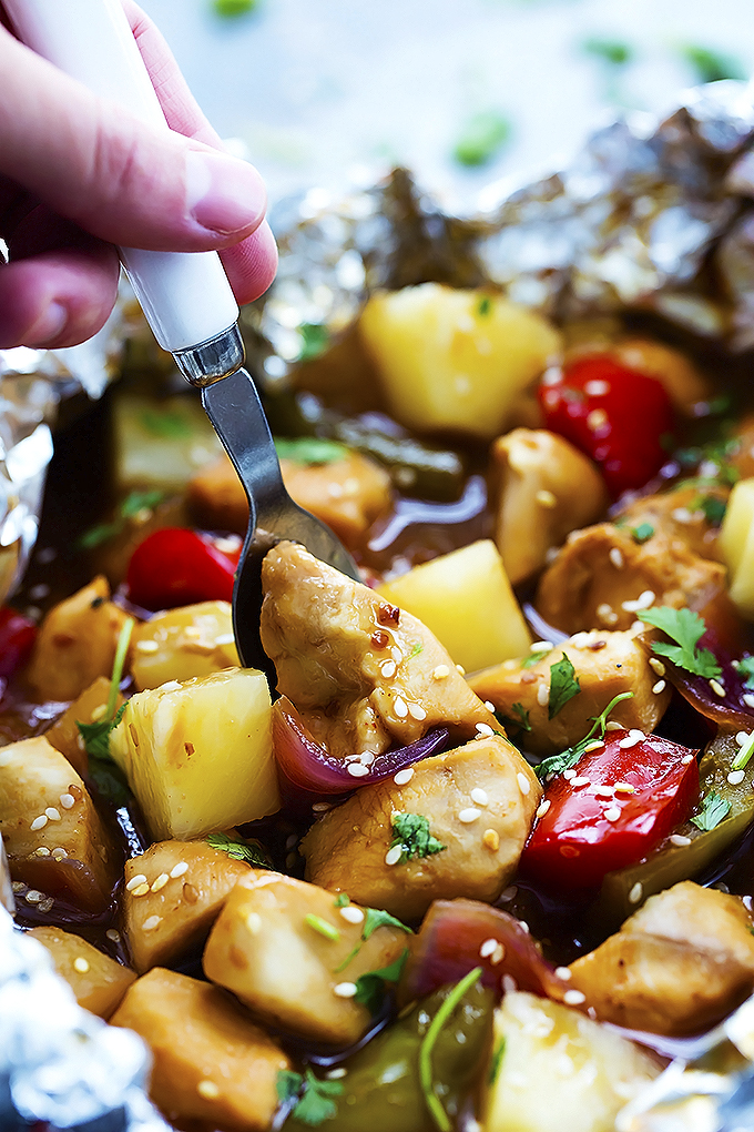 pineapple-chicken-foil-packets