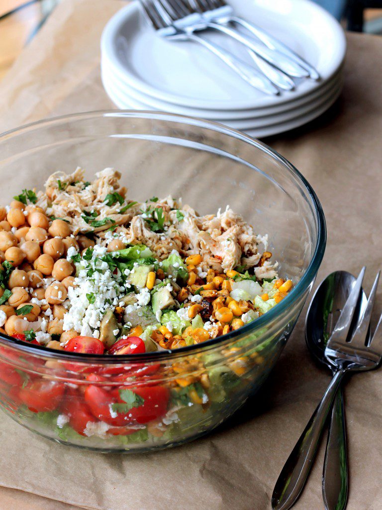 Healthy-Chicken-Chickpea-Chopped-Salad