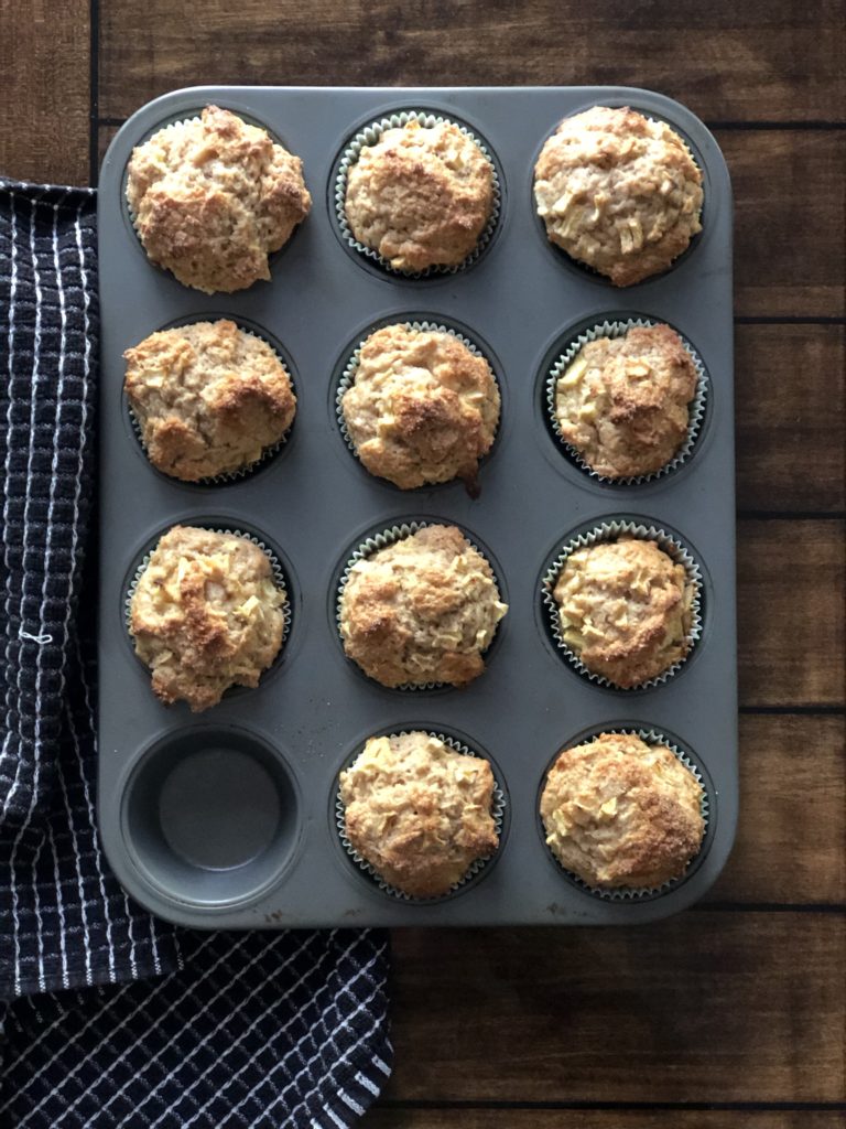 Snickerdoodle Apple Muffins